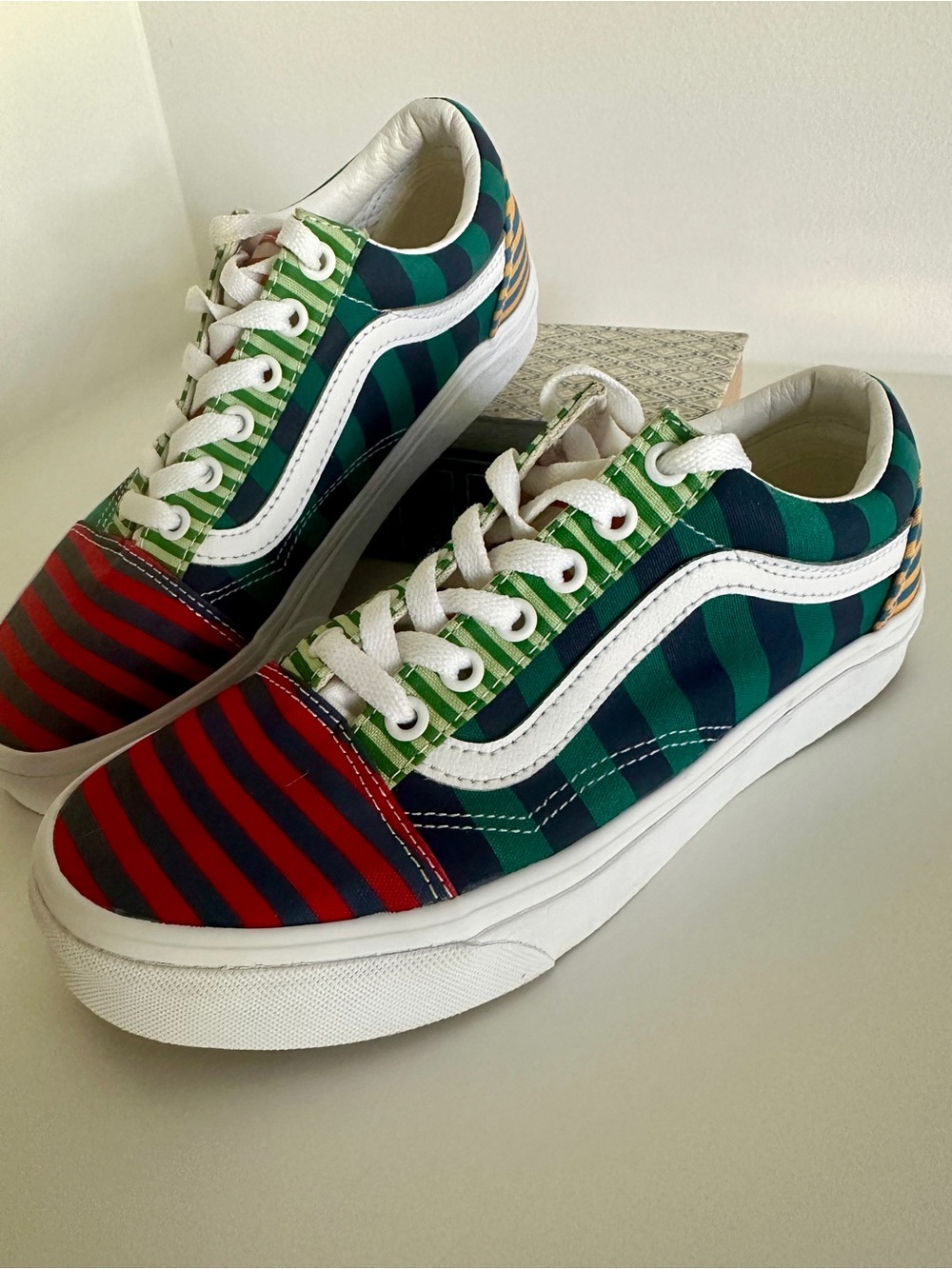 Vans Striped Fun Striped Multicolored Shoes. Unisex